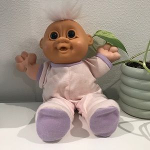 Vintage Trolls plush doll - baby